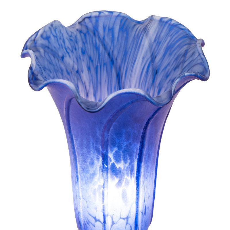 Meyda Tiffany & Stained Glass Table Lamp, Blue