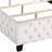 Carolina Beige Queen Bed with Nailhead Trim
