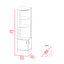 Armoire haute à 8 tablettes Isabelle-219162337