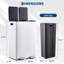 Poubelle double 16 gallons pour la cuisine, 2 x 30 L poubelle en acier inoxydable avec couvercle-122455403