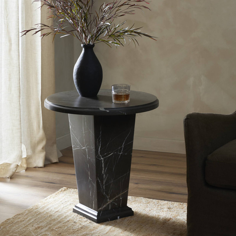 Eslo End Table, Gray Italian