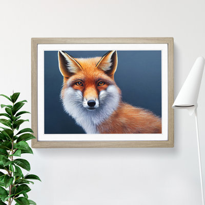 Electrifying Fox - Single Picture Frame Painting