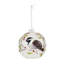 Ensemble d’ornement boule de verre cardinal et chickadee 2 pièces