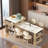 Fluted Kitchen Island With Extendable Dining Table, Power Outlet,  Double-side Storage, 2 Drawers And 2 Side Open Shelves-315103562