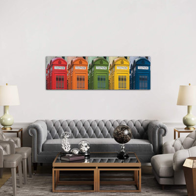 Hello London by Assaf Frank - No Frame Panoramic Print on Canvas