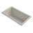 Underscore 60" x 32" Drop In Soaking Acrylic Bathtub-10978150-101430149