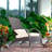 Outdoor Wicker Adirondack Chairs Set 2 With Table Rattan Fire Pit Chairs Oversized Comfy Relax Accent Patio Chairs With Cushion Outdoor Side Table For Patio Wicker End Table With Storage Beige