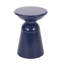 Tables d'appoint d'extérieur en fer avec design évasé, ensemble de 2-410066763