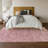 Premium Machine Washable Cerrito AMF611 Pink Runner Rug-105156683