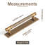 Retro Knurled Non-Slip Handle Backplate（G017）-119287140-119287141