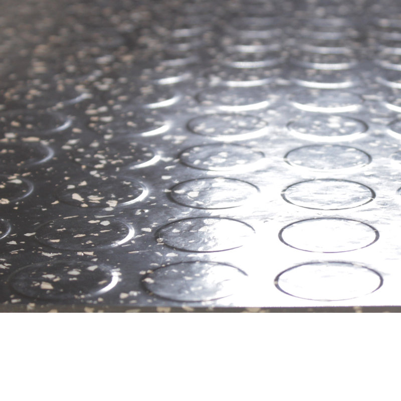 ROPPE 19.69 in. W x 19.69 in. L Garage Flooring Roll Drain Tiles in