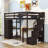 Giacamo Twin 6 Drawer Loft Bed with Built-in-Desk by Harriet Bee-300288247
