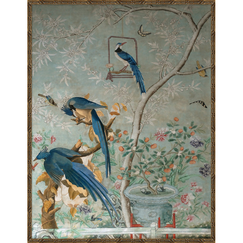 Chinoiserie Collage, Gold