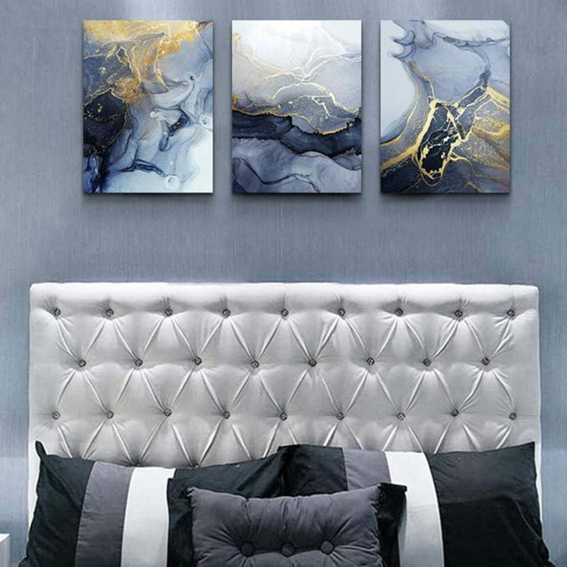 3 Piece Wrapped Canvas Print, 60 cm H x 40 cm W