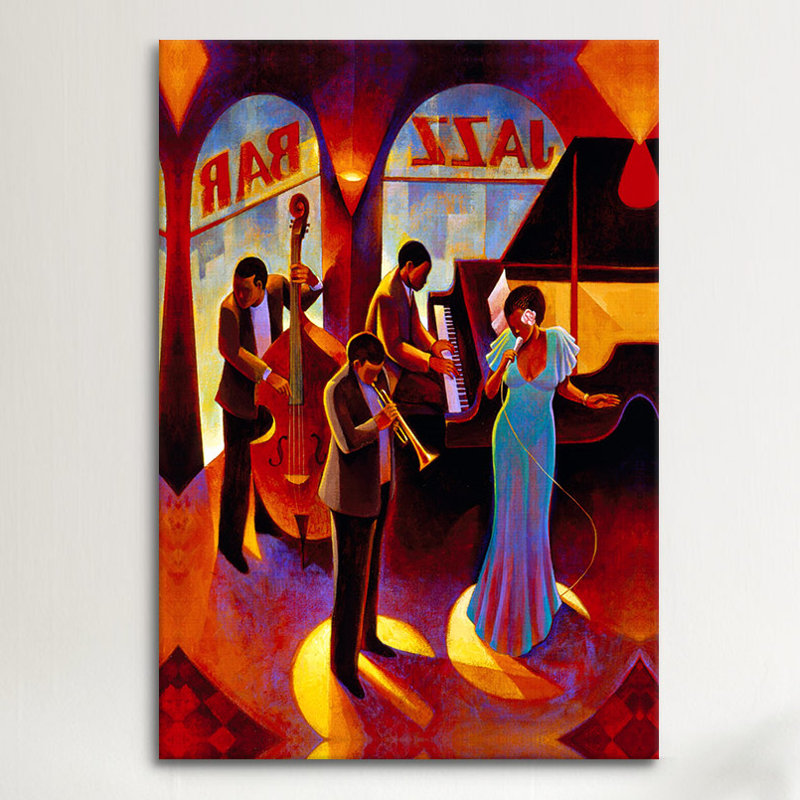 «At the Top» par Keith Mallett, impression sur toile, H 18 po x l 12 po x P 1,5 po, Toile tendue, Pas de tapis
