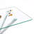 47.24" Rectangular Clear Tempered Glass Dining Table,Stylish Design With Metal Legs, Kitchen Table For Dining Room-996021405-996021394