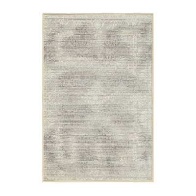 Tapis contemporain beige / gris