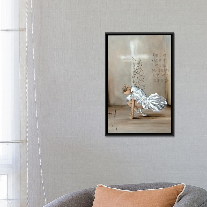 « Here I am to adoration » par rut art Creations-impression, Pas de tapis, H 18 po x l 26 po x P 1,5 po