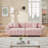 " modern 3-seater flannelette sofa | spring-wrapped cushions | stylish metal feet | 4 throw pillows | living room & bedroom-1476217121