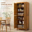 Armoire de cuisine autoportante polyvalente avec tablettes réglables et portes à fermeture en douceur pour un rangement efficace