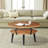 Kathelean Solid Wood Top Coffee Table