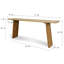 Darcie-Lea 78'' W Solid Wood Console Table