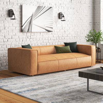 Thurston 99.2'' Leather Sofa
