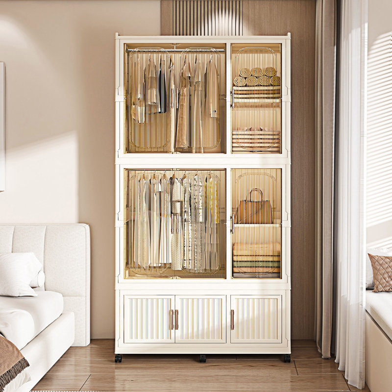 Organisateur de rangement pour garde-robe portable
