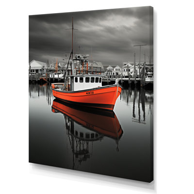 Port Port Silhouette I - décoration murale nautique et plage