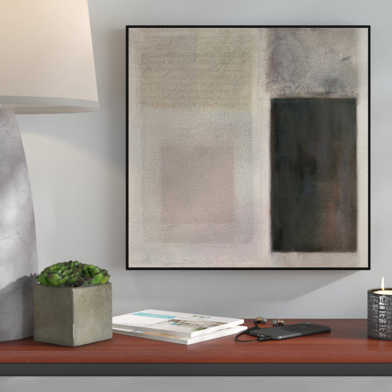 «Mute Hues I» par Marmont Hill - reproduction encadrée sur toile, H 40 po x l 40 po x P 1,5 po