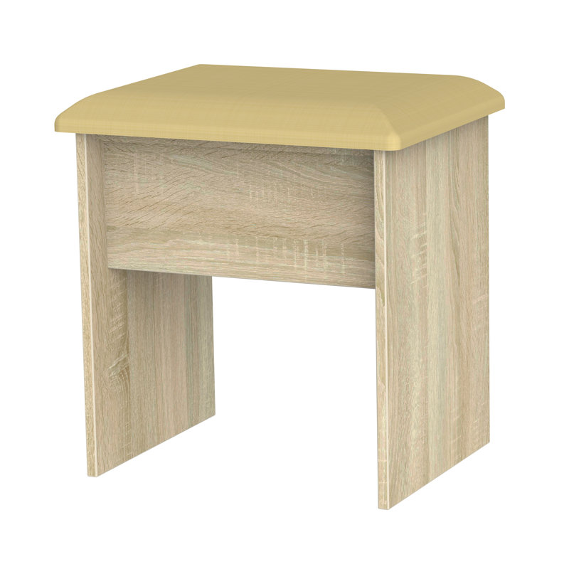 Fully Assembled Ingram Dressing Table Stool, Bardolino Oak