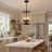4-Light Industrial Hemp Rope Pendant Light