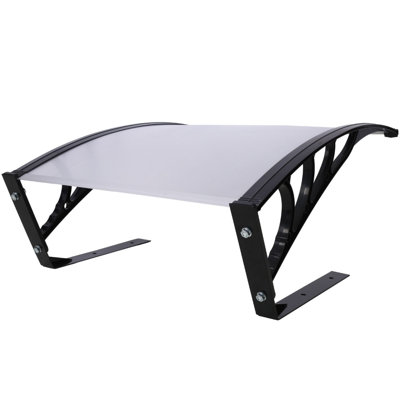 Outdoor Shade Cover for Robotic Lawn Mowers, Portable Garage Roof Weather Resistant Polycarbonate Canopy