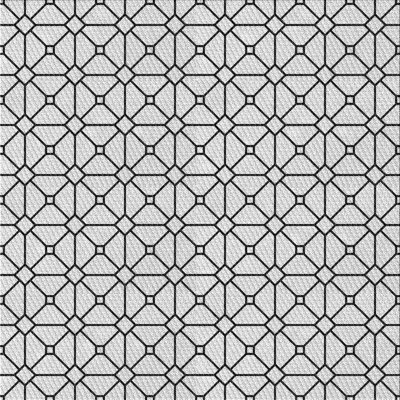 Tapis gris/noir tissé à la machine