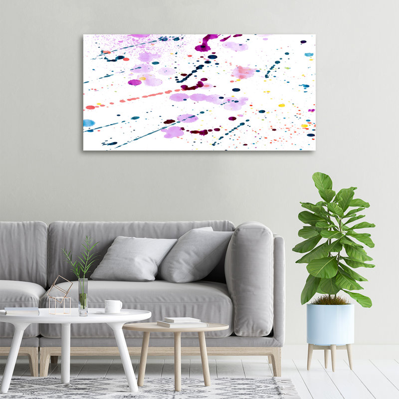 Abstract Stains - Wrapped Canvas Print