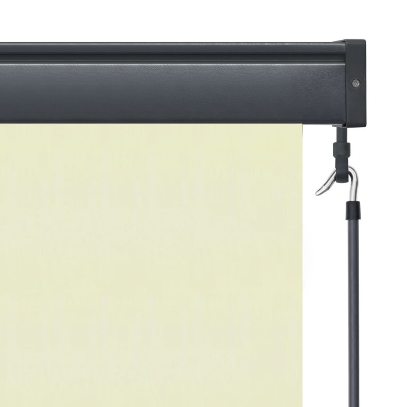 Store occultant avec store à manivelle pour bureau, L 55,1 po, Crème, crème