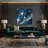 Space Orion constellation Gray Canvas Wall Art-46775494