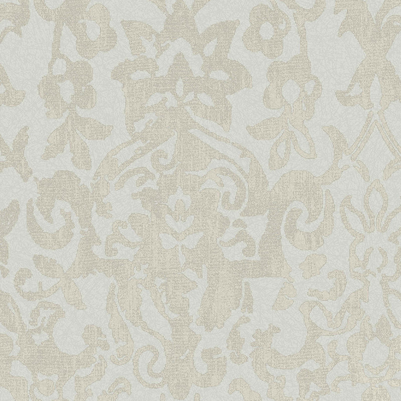 Floral Metallic Wallpaper Double Roll, Brown