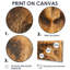 Décoration murale noire et brune antique Bigfoot II - Bigfoot-106107892-106107903