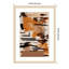 «Earthy Strokes» par Treechild, impression sur bois encadrée