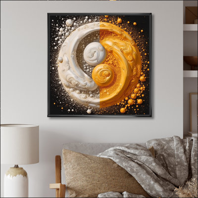 Blanc, jaune, yin et yang