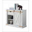 Table de salon de style rustique blanc antique 1pc
