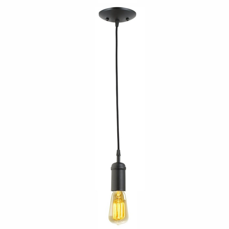 Natahsa 1 - Light Matte Black Single Pendant