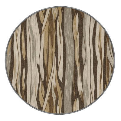 Washable Driftwood Hawaiian Area Rug