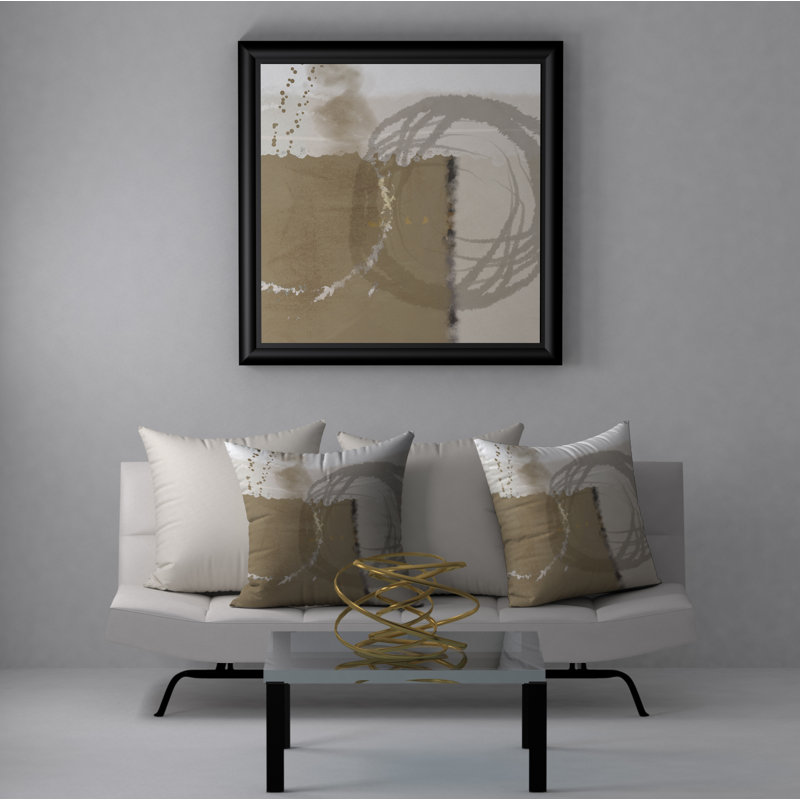  Housse et insert de coussin décoratif précieux, H 18 po x l 18 po