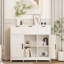 35.4" Wide Sideboard with 3 Drawers and 3 Adjustable Shelves, Cabinet with 2 Doors, Accent Cabinet-106349614