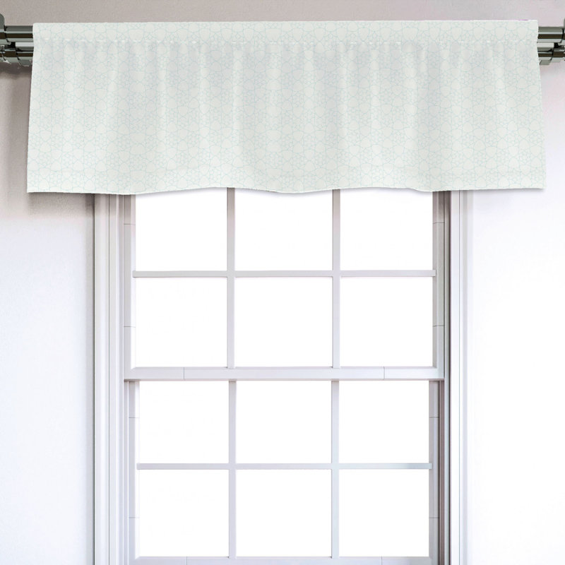 Sateen Ruffled Window Valance
