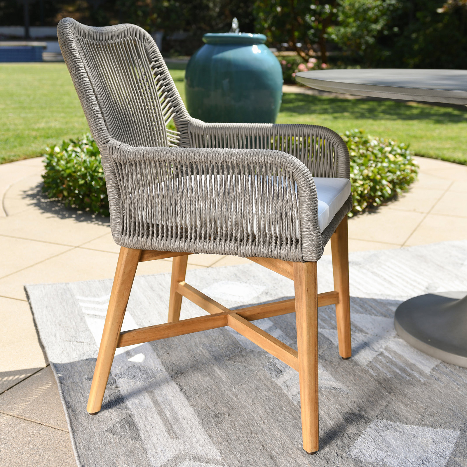 Teak Patio Armchair