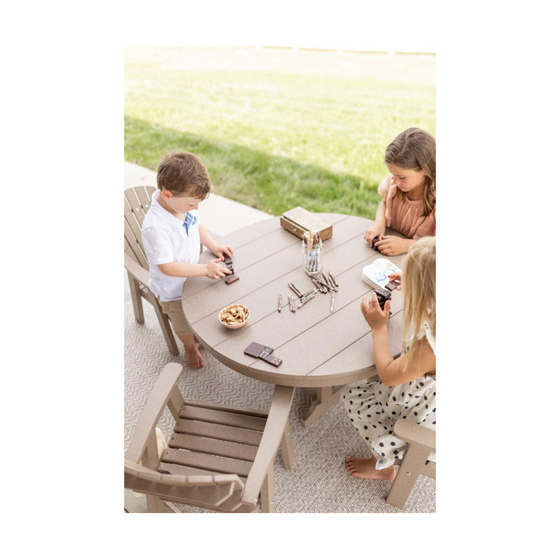 Table ronde 38 po Berlin Brown, Chocolat / Brun