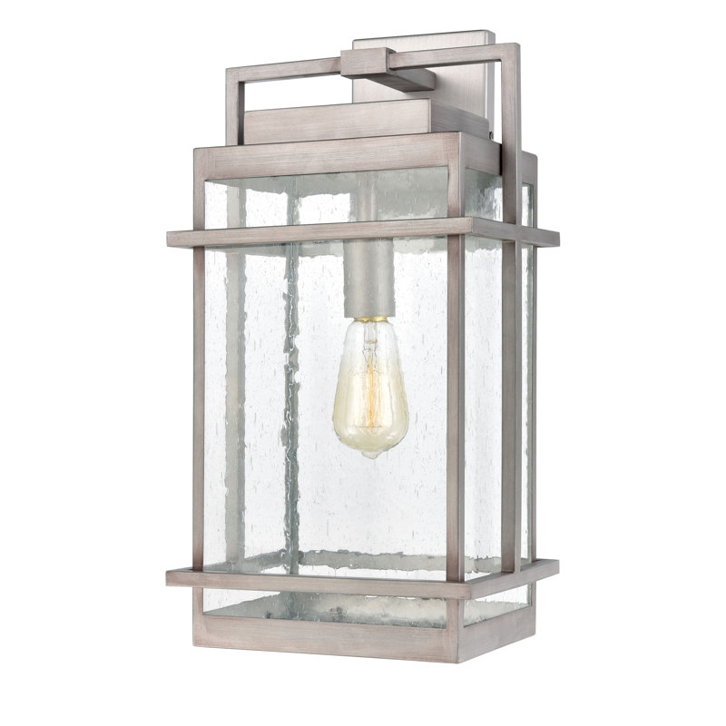 Breckenridge 22'' High 1-Light Outdoor Sconce - Weathered Zinc, 22" H x 10" W x 8" D